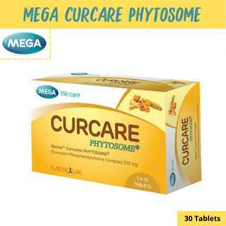 MEGA We care เมก้าวีแคร์ CURCARE (3x10's) เคอเเคร์ ผลิตภัณฑ์เสริมอาหาร 30 เม็ด