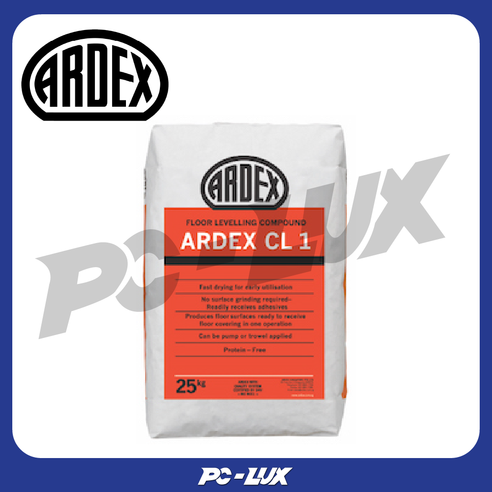 ARDEX CL 1 ปูนปรับพื้นเรียบและปรับระดับ (Underlayment)25 กิโลกรัม