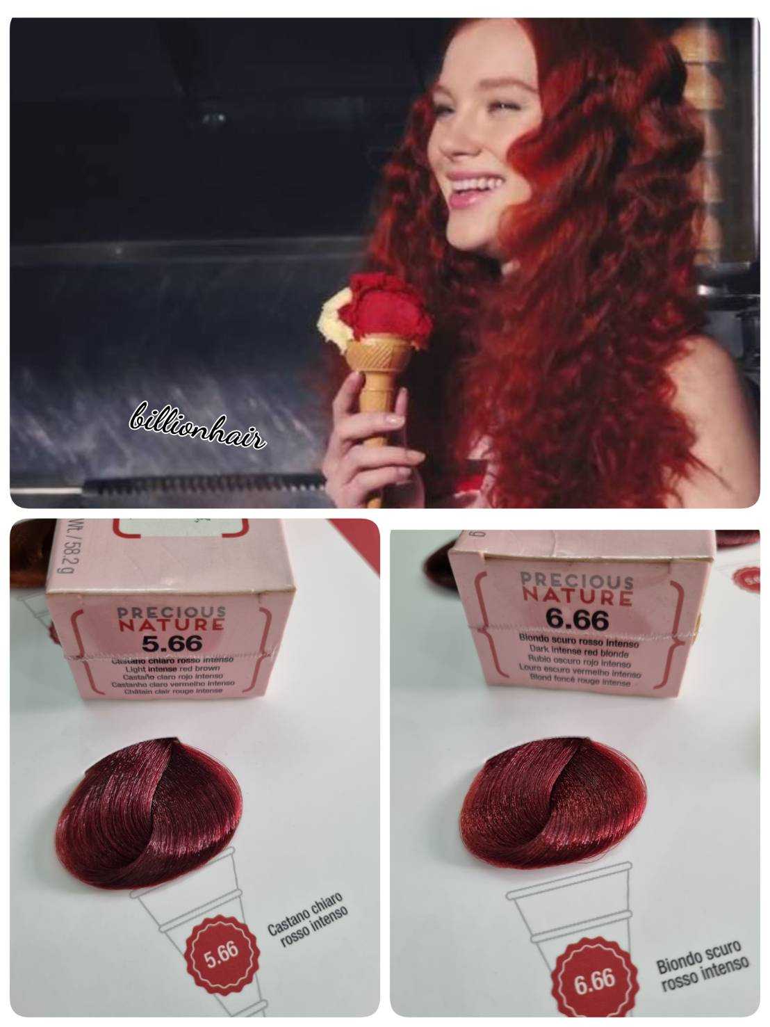 Alfaparf Precious Nature color creme 60ml โทน ส้ม-เชอรี่ มะฮอกกานี เป็นสีปิดหงอกออกแฟชั่น