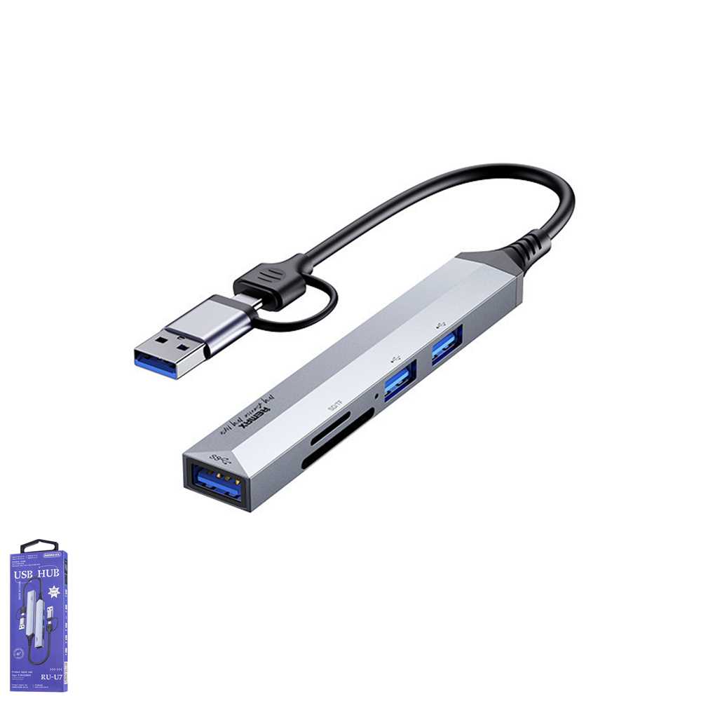 HUB USB/Type-c รองรับ Micro sd card และ SD card