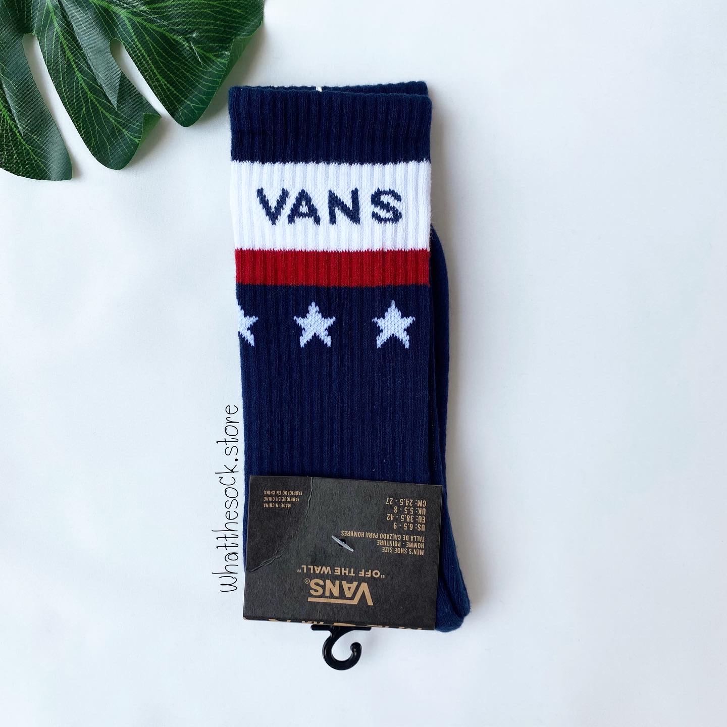 Vans sock ถุงเท้าสตรีท ถุงเท้าข้อยาว พร้อมส่ง‼️