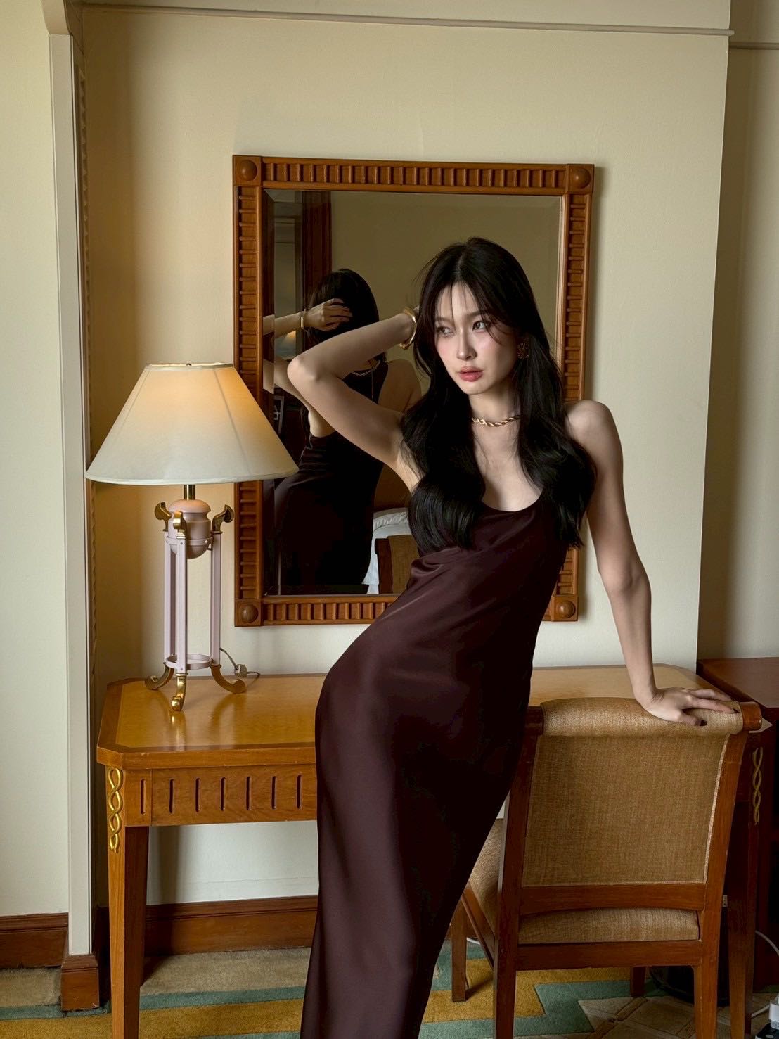 Allure Deep U Neck Dress