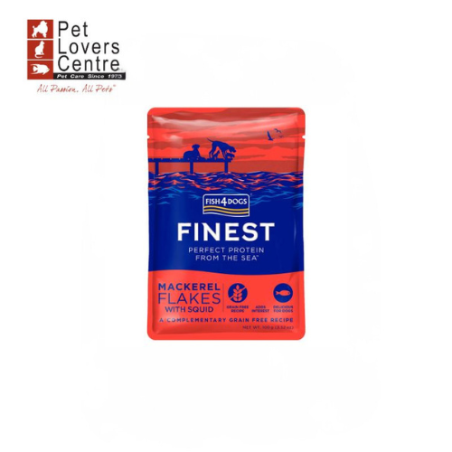 อาหารเปียก FISH 4 DOGS POUCH เกรดพรีเมี่ยม ขนาด 100 กรัม