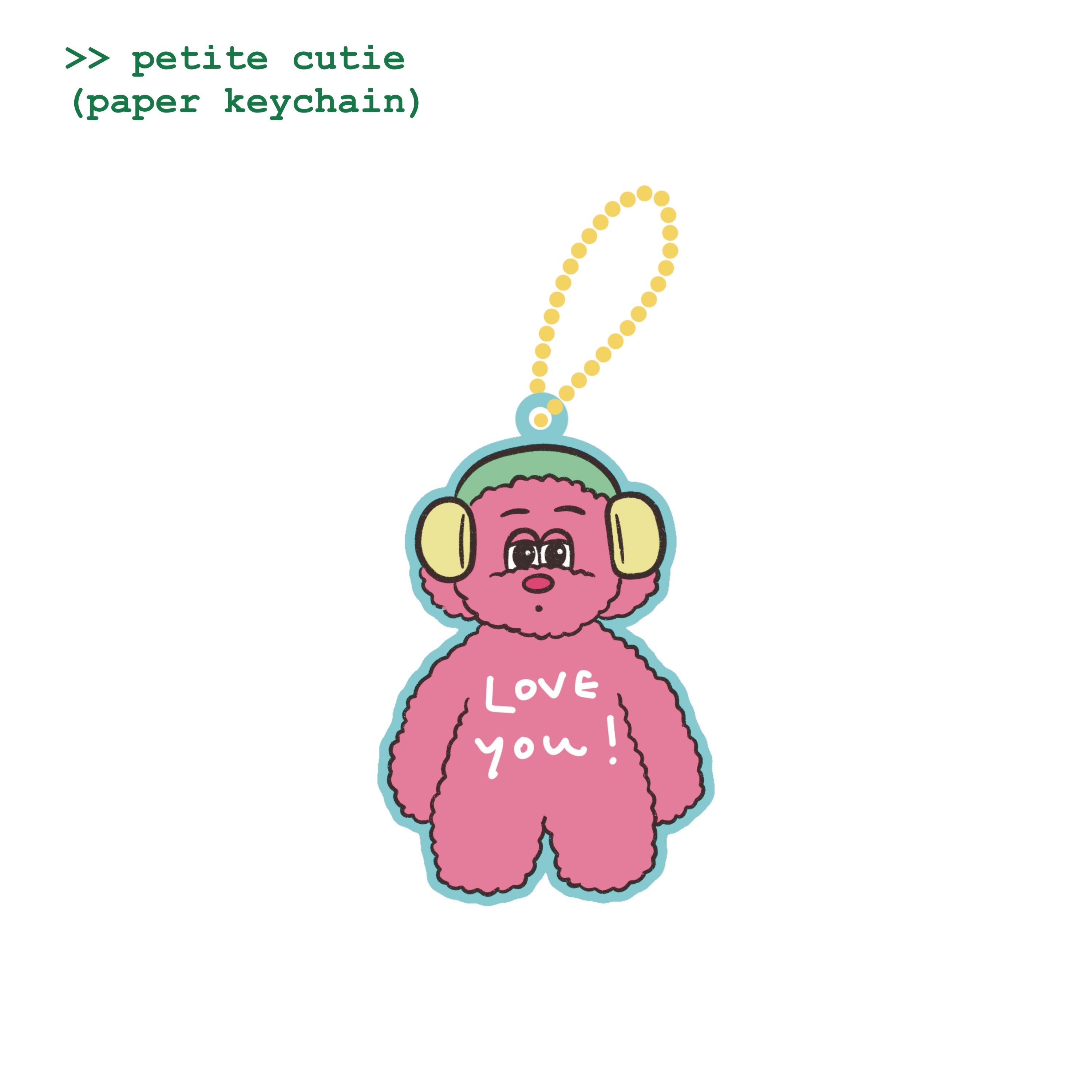 Petite cutie (paper keychains)
