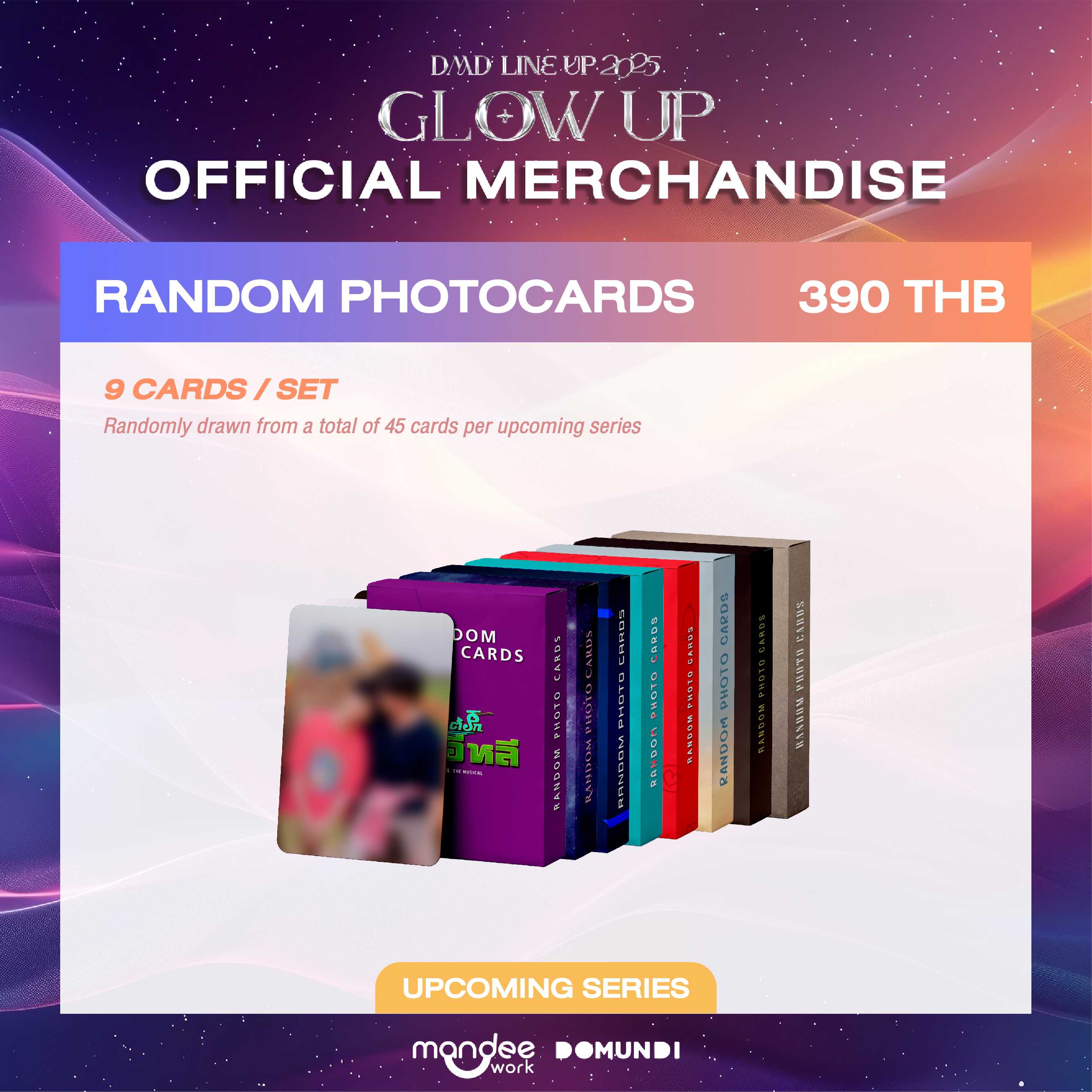 DMD GLOW UP OFFICIAL MERCHANDISE  |  Random Photocards