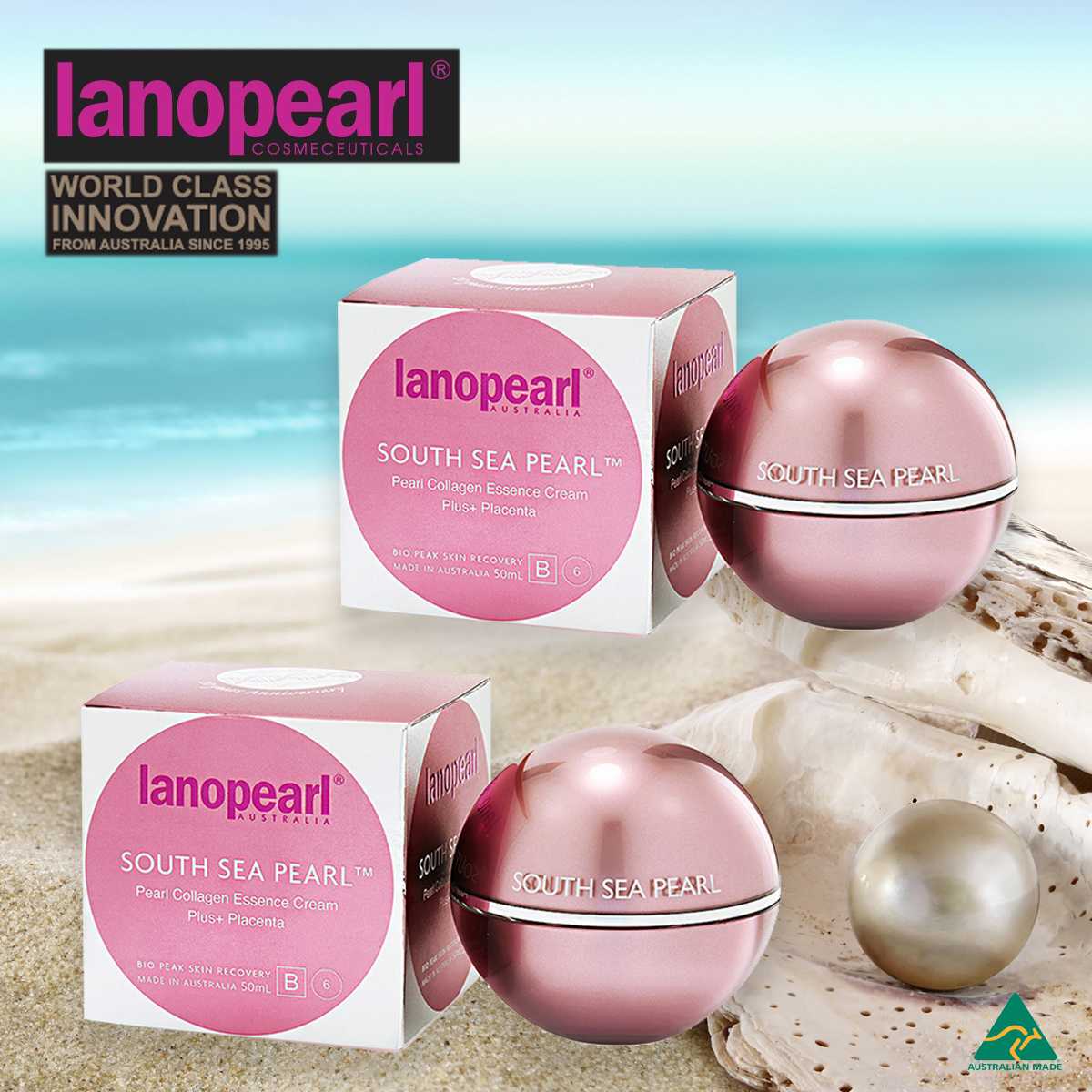 Lanopearl South Sea Pearl Pearl  50 ml. 2 กระปุก