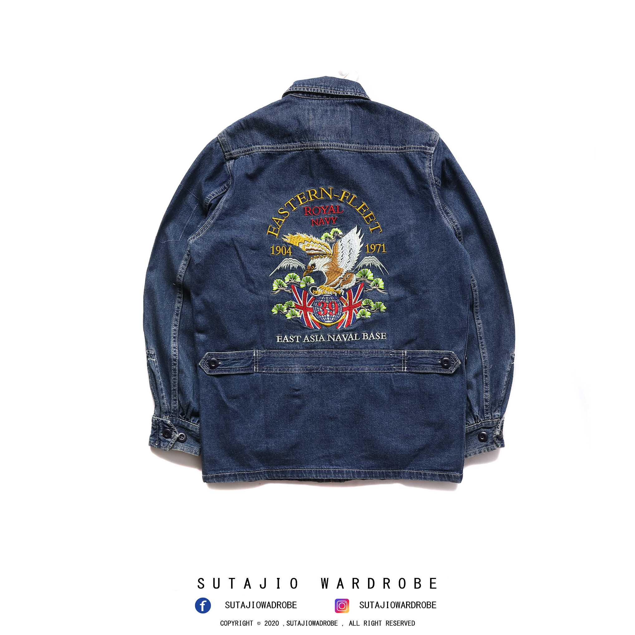 Craftsmanship Safari Embroidery DENIM Jacket