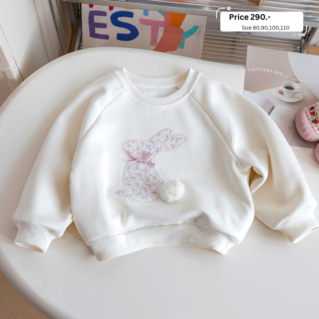 เสื้อคลุมกระต่าย สีครีมขาว (RP0388)