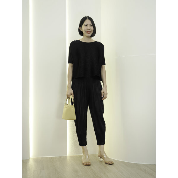 2MUAY รุ่น GM15029 / GM6045 SHORT SLEEVE WITH FLUFFY PANTS PLEATED SET FREE SIZE
