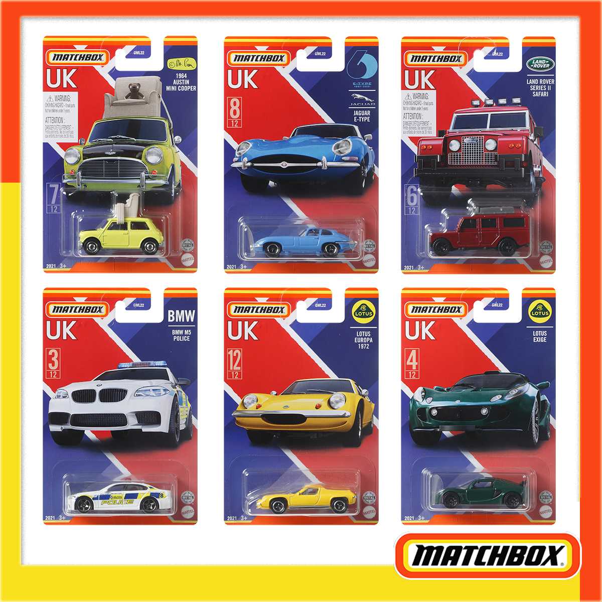 Matchbox Best of UK Assortment (GWL22-979B)