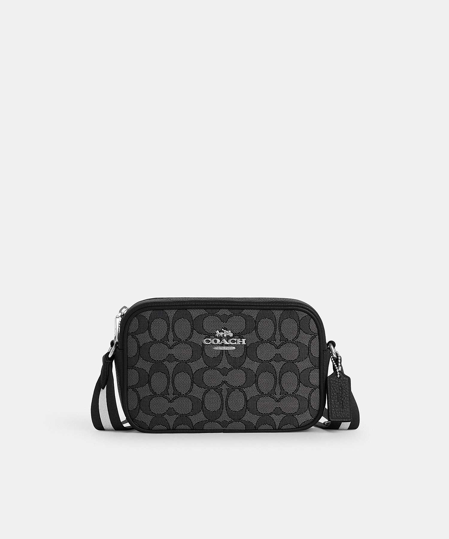 COACH MINI JAMIE CAMERA BAG IN SIGNATURE JACQUARD CO927 SVWFV