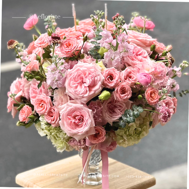 แจกันดอกไม้สด Blooming Elegance 12-2