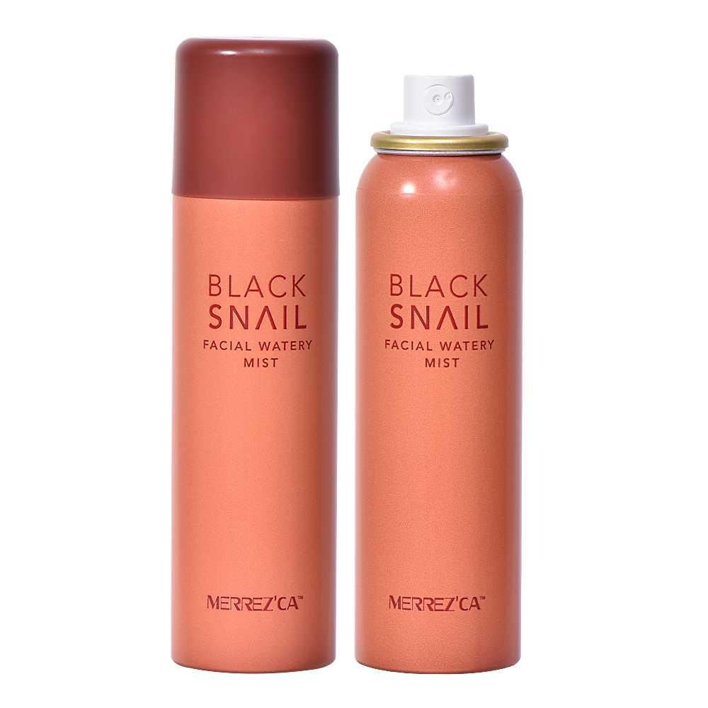 Merrezca Black Snail Facial Watery Mist สเปรย์เมือกหอยทาก ปลอบประโลมและกักเก็บความชุ่มชื้นให้แก่ผิว