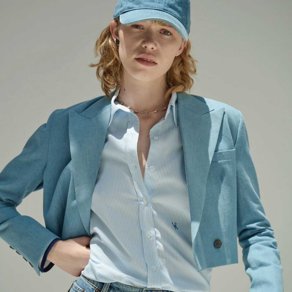 1/2 BLAZER in Denim