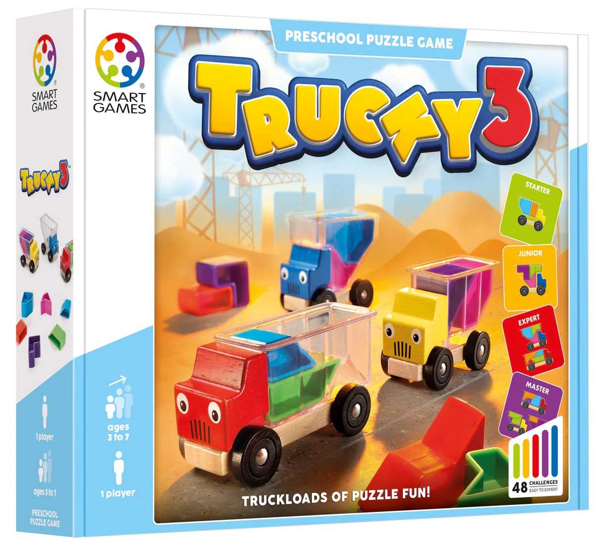 SMART GAMES, Trucky 3 ของเล่นฝึกสมอง สำหรับ 3 ปี+ ลิขสิทธิ์แท้เบลเยียม ร้านเป็นตัวแทนในไทย