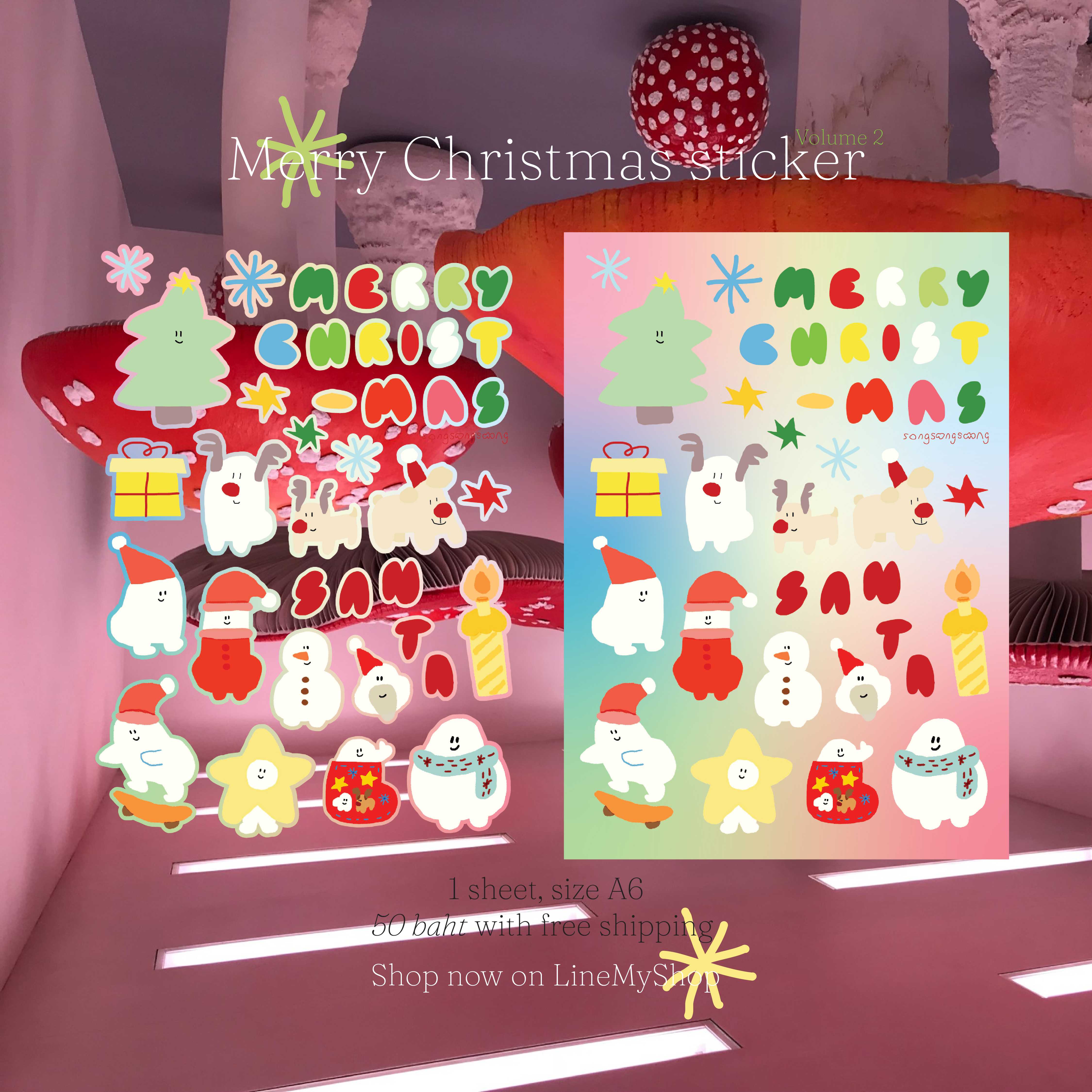 Christmas sticker Vol.2