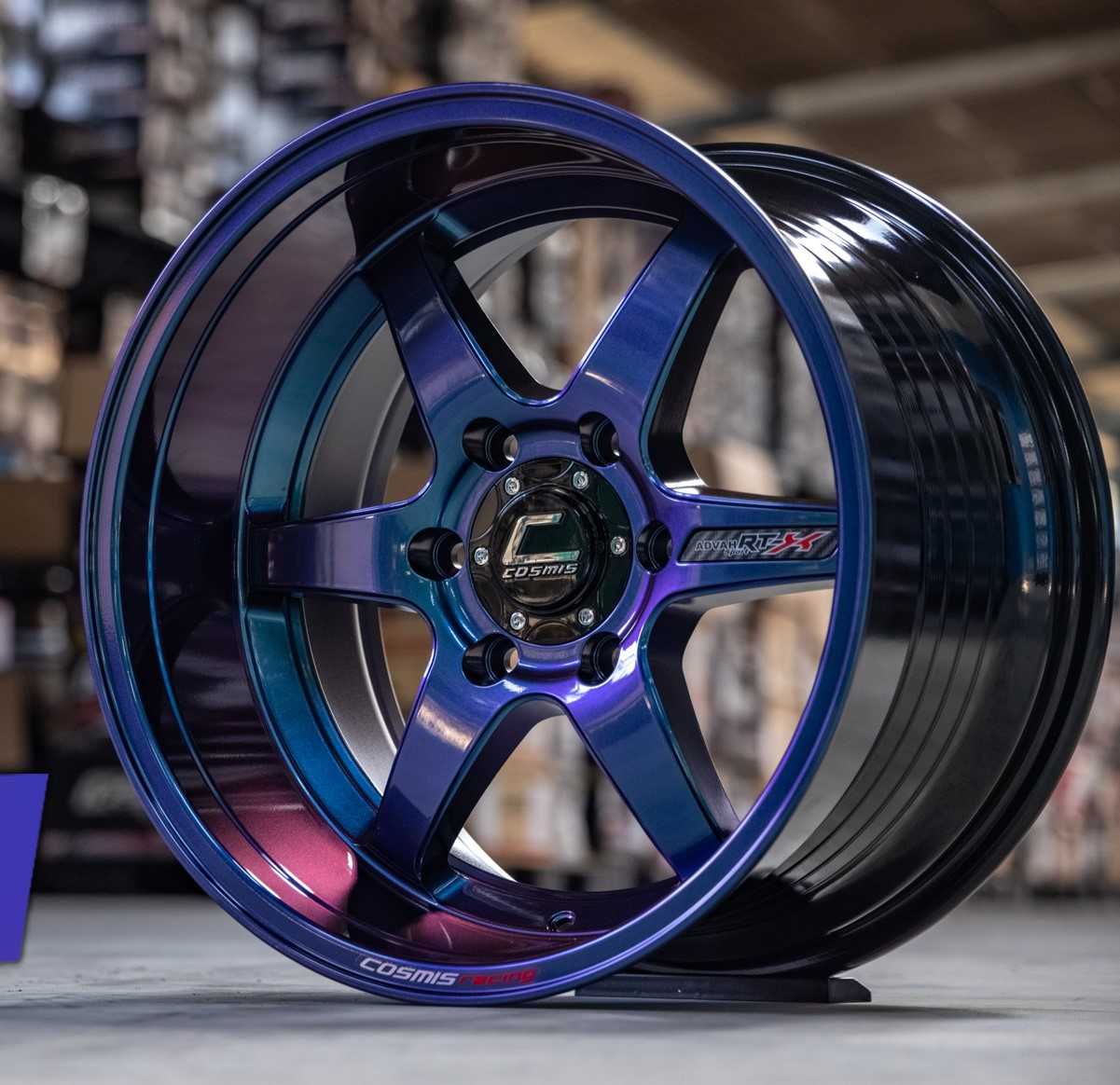 แม็กซ์ RTX(YA9997) 18X9.5 6X139.7 ET15 CB.106 POWERBLUE (สีน้ำเงินเฉดเพาเวอร์)Custum