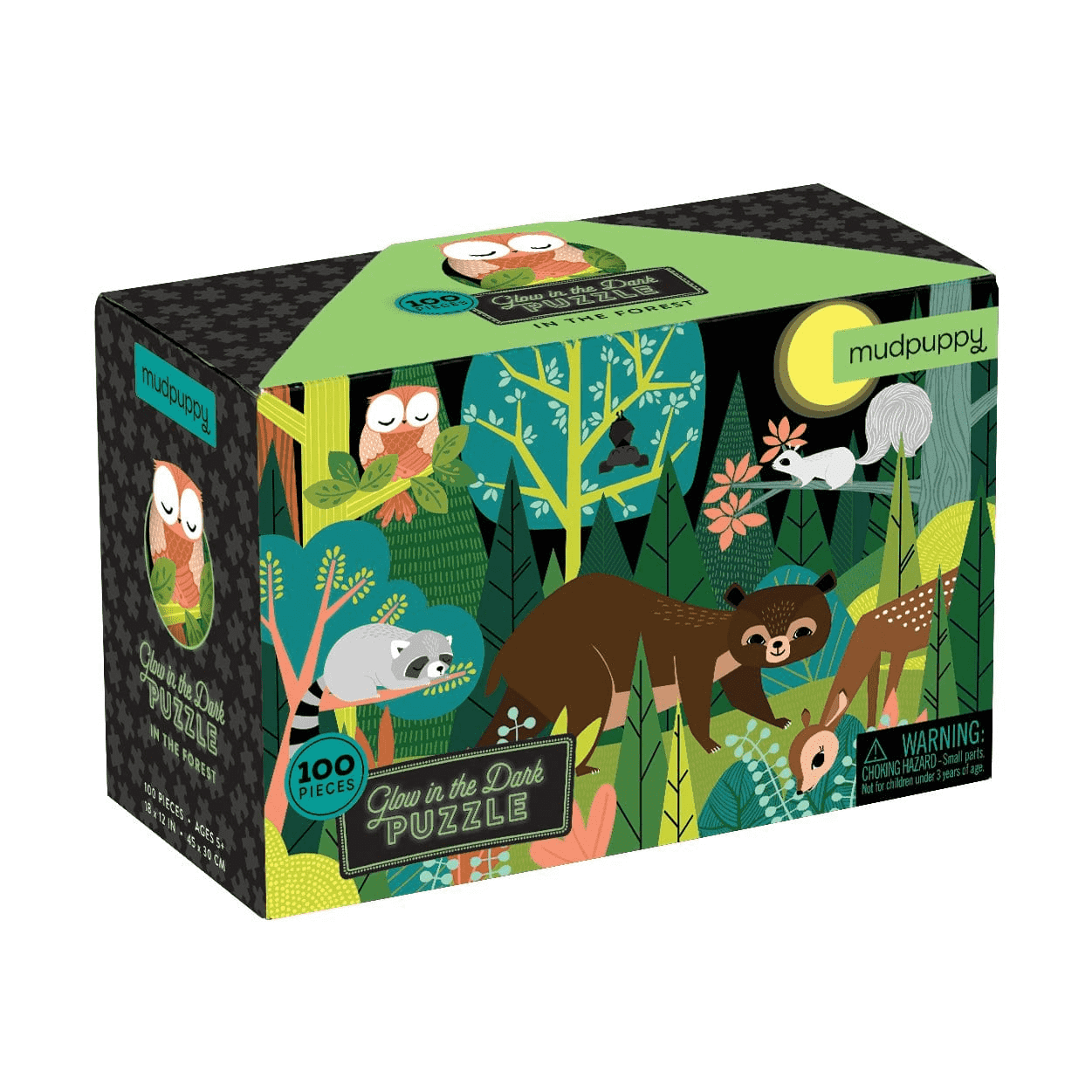 จิ๊กซอว์เรืองแสงมาแล้วววว 🪐🪲Glow in the dark puzzle (100 ชิ้น) ลาย In the Forest