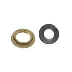 ตัวยึดก๊อกอ่าง ทองเหลือง พร้อมปะเก็นยาง SBT-350