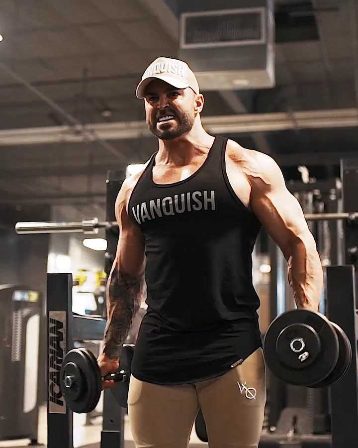 เสื้อกล้าม VANQUISH #3 ผ้าคอตตอน ใส่ออกกำลังกาย ไม่อมเหงื่อ ผ้านิ่มใส่สบาย ระบายอากาศได้ดี