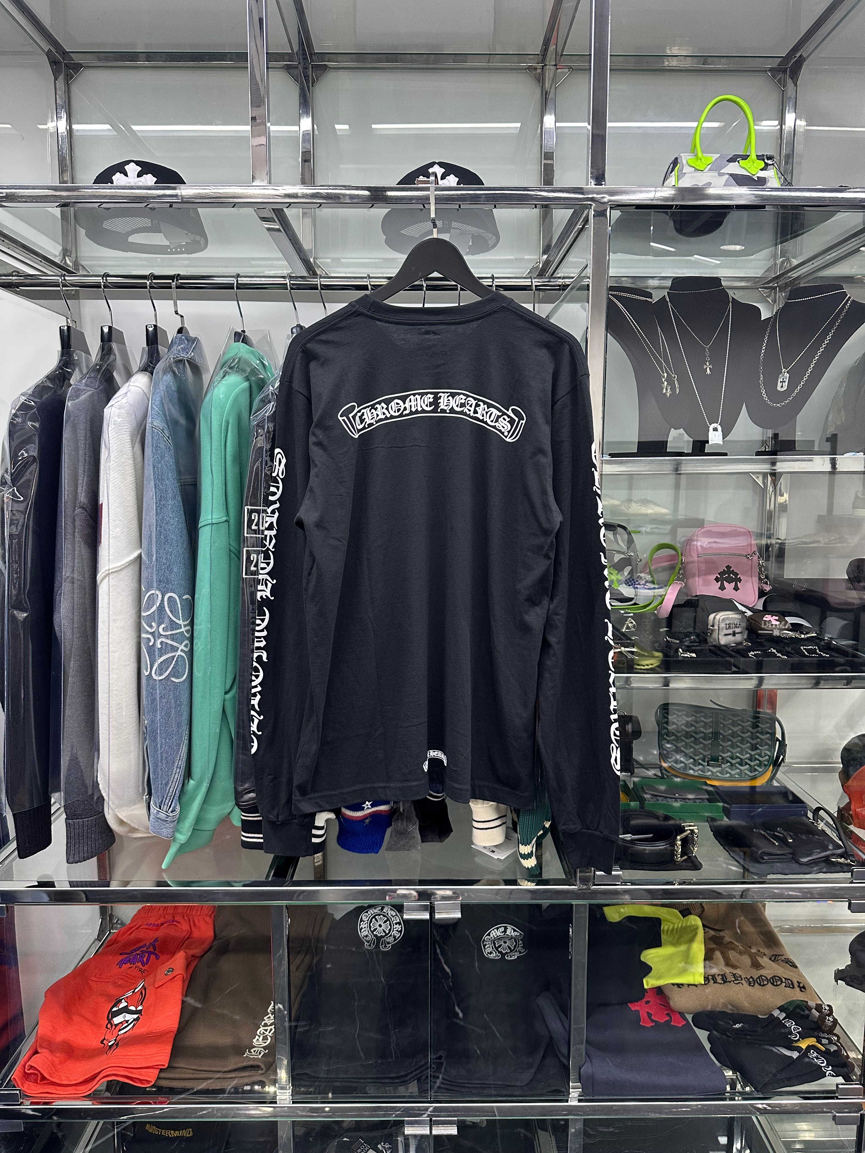 Chrome Hearts Scroll Bar Long Sleeves