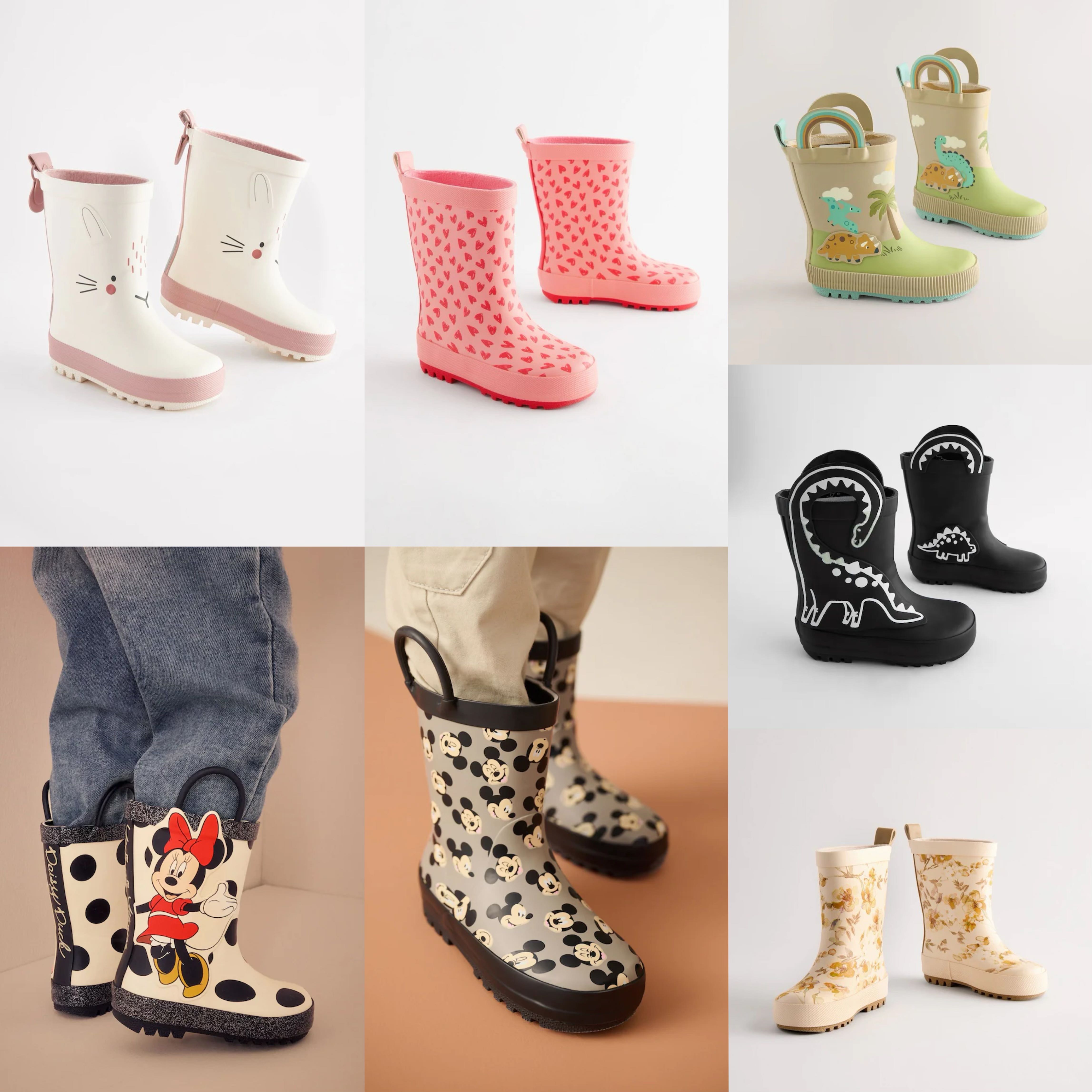 Preorder12-15วัน-(NEXT) ลิขสิทธิ์แท้ บูทWellies ยางดันน้ำทน หนาแน่น