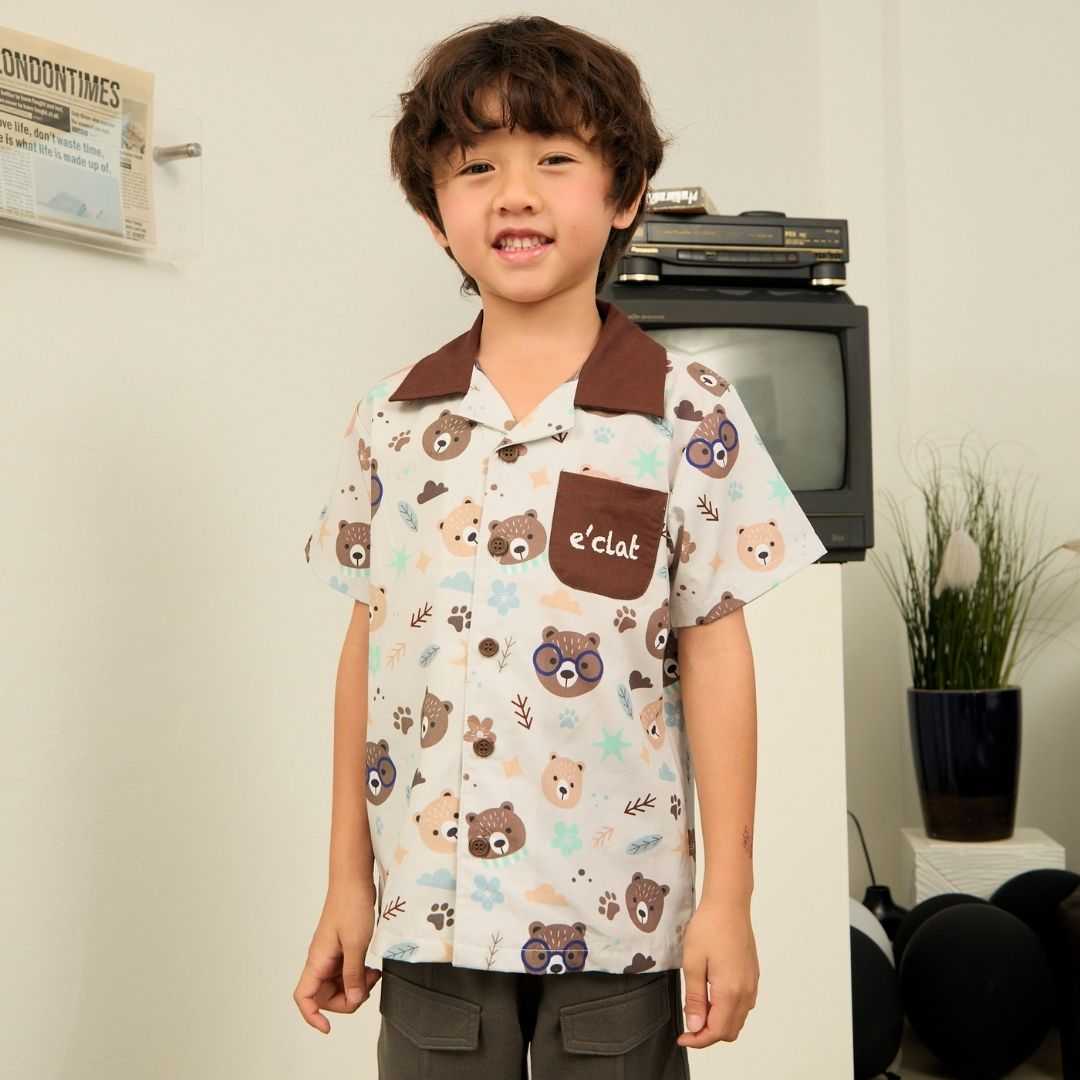 e'clat เสื้อเชิ้ตเด็กชาย SKU-9037