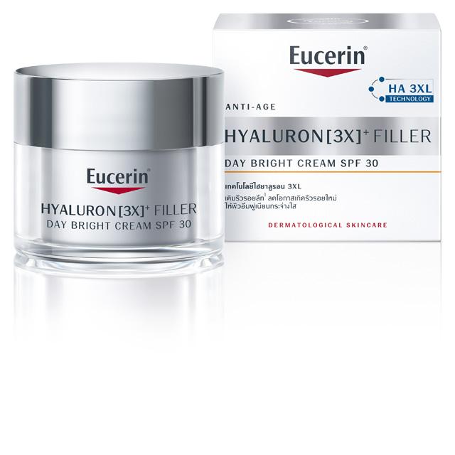 Eucerin HYALURON (3X) FILLER DAY BRIGHT CREAM SPF 30 (20 ml.)