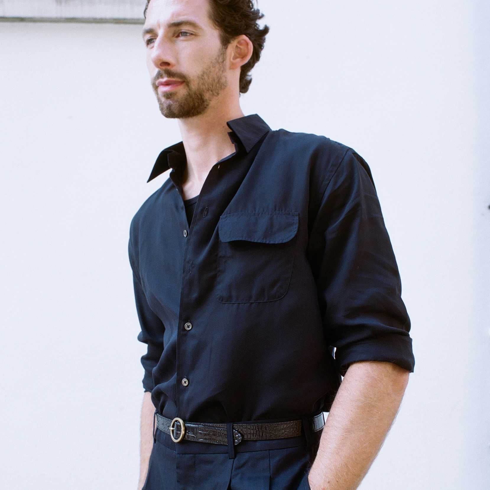 GABRIEL Work Shirt - Dark navy
