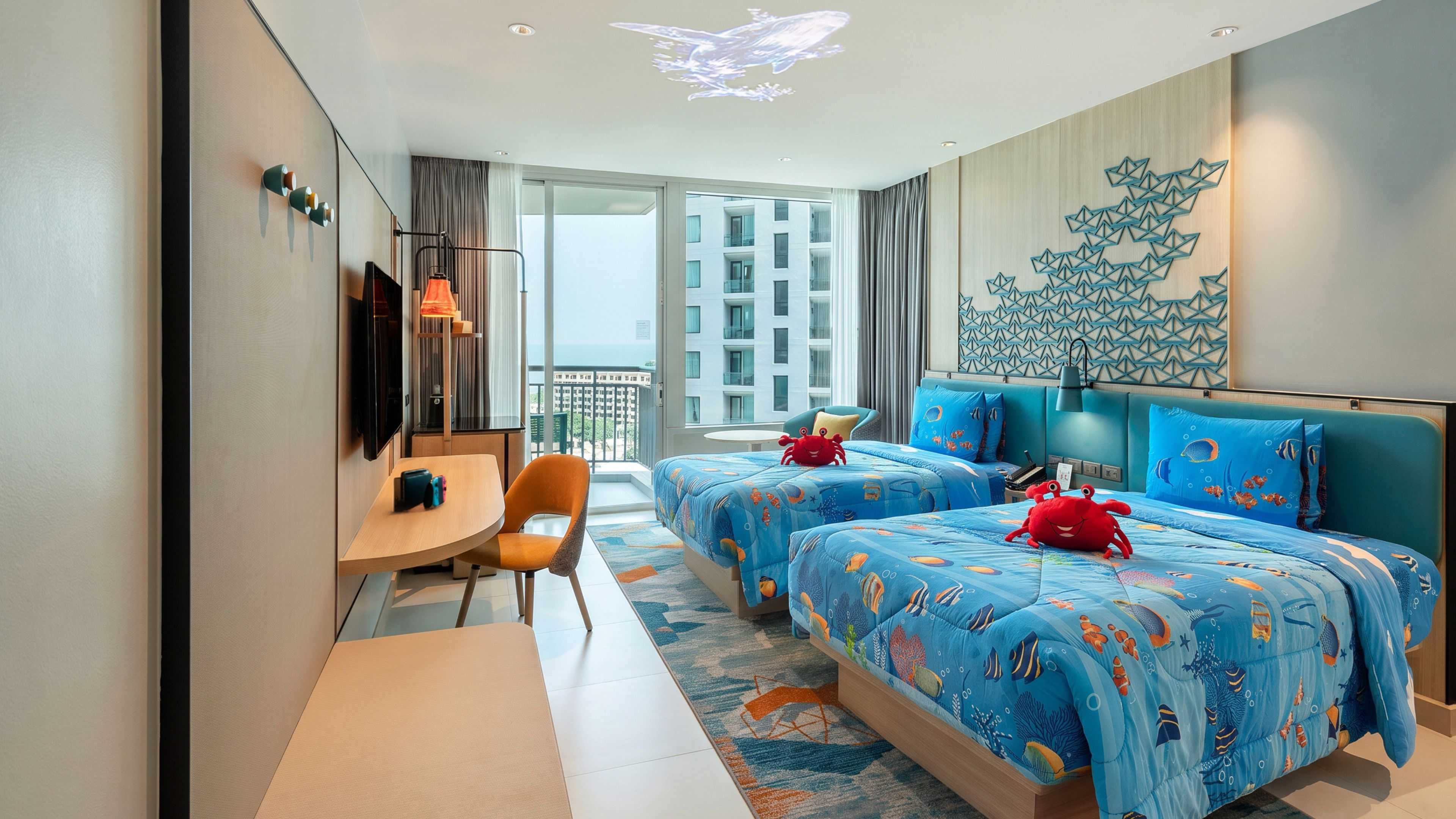 ไทยเที่ยวพัทยา ครั้งที่ 4 - Two Bedroom Kids Suite Bay Tower 1 King 2 Single (Room only)