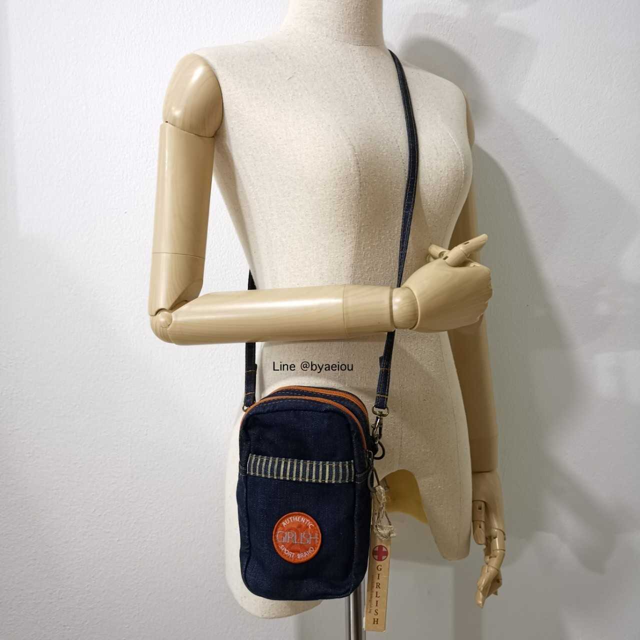 No.109 กระเป๋าสะพายข้างยีนส์ Girlish ไซส์ S รุ่น Mini cross body