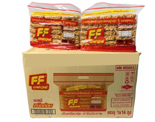บะหมี่ FF (บรรจุ 16 ห่อ x 21 ก้อน)