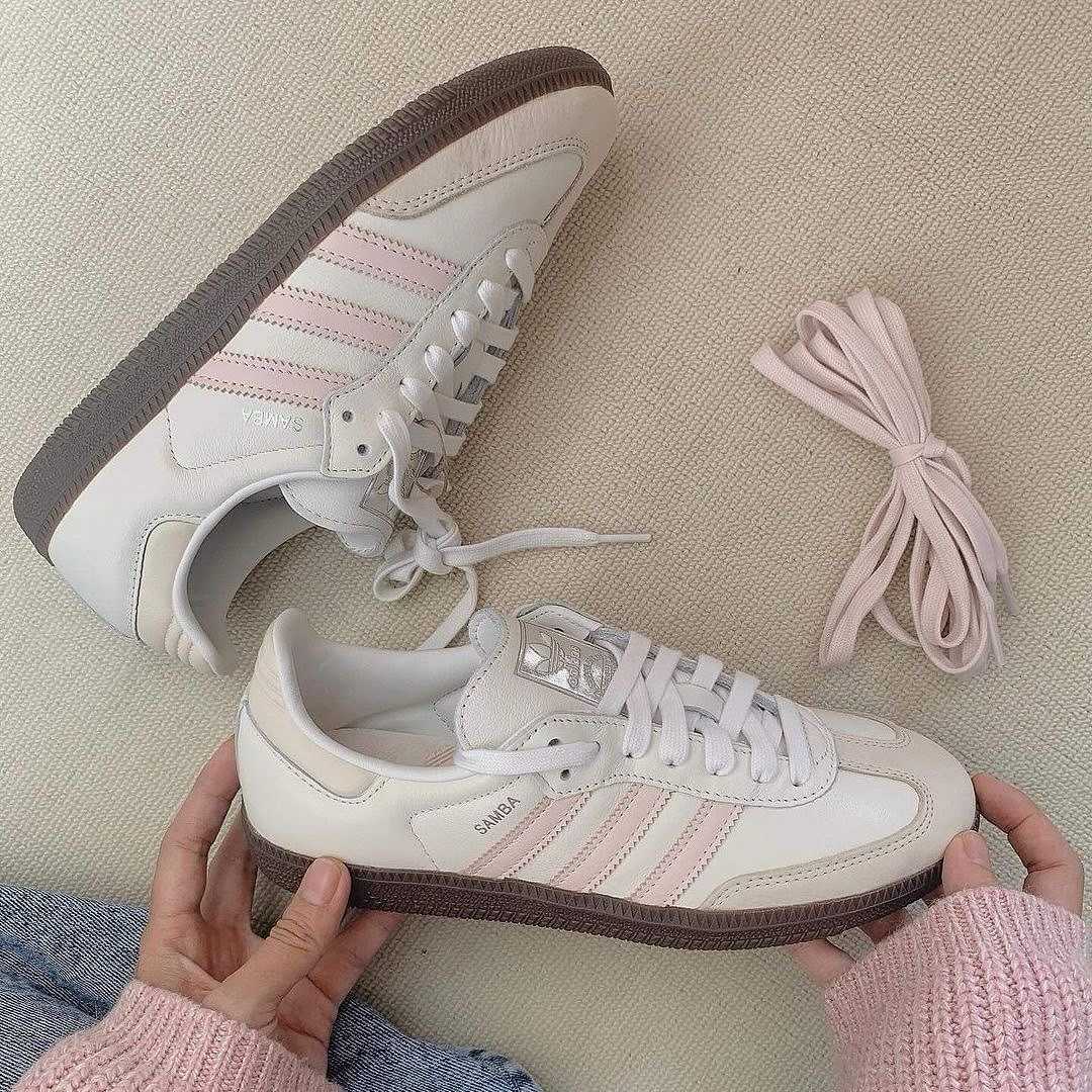 (พร้อมส่ง) Adidas Samba OG Wonder White Pink