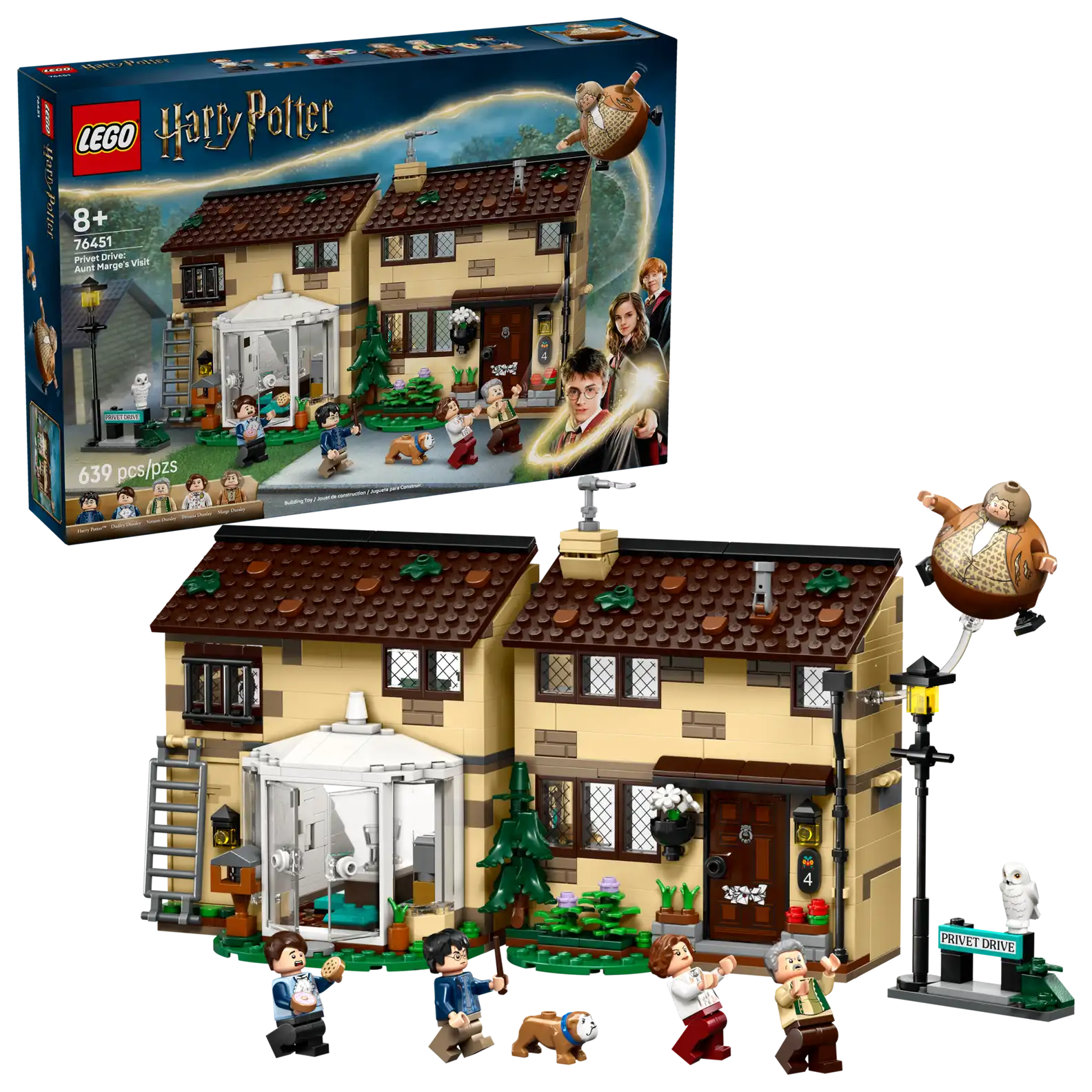 LEGO 76451 Privet Drive: Aunt Marge's V..(สินค้าซื้อแล้วไม่รับเปลี่ยนคืน)