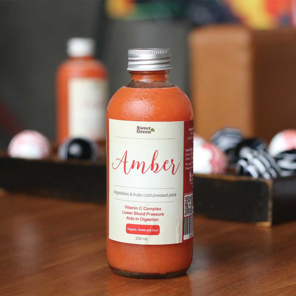 Amber Cold Pressed Juice 250 ml.