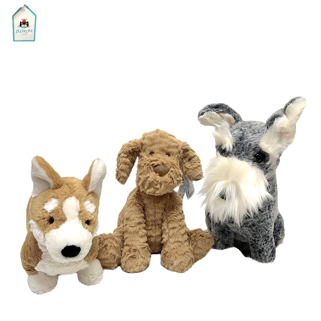 JELLYCAT  ตุ๊กตาผ้าขนน้องหมาหลายพันธุ์ ของแท้จาก London ของใหม่