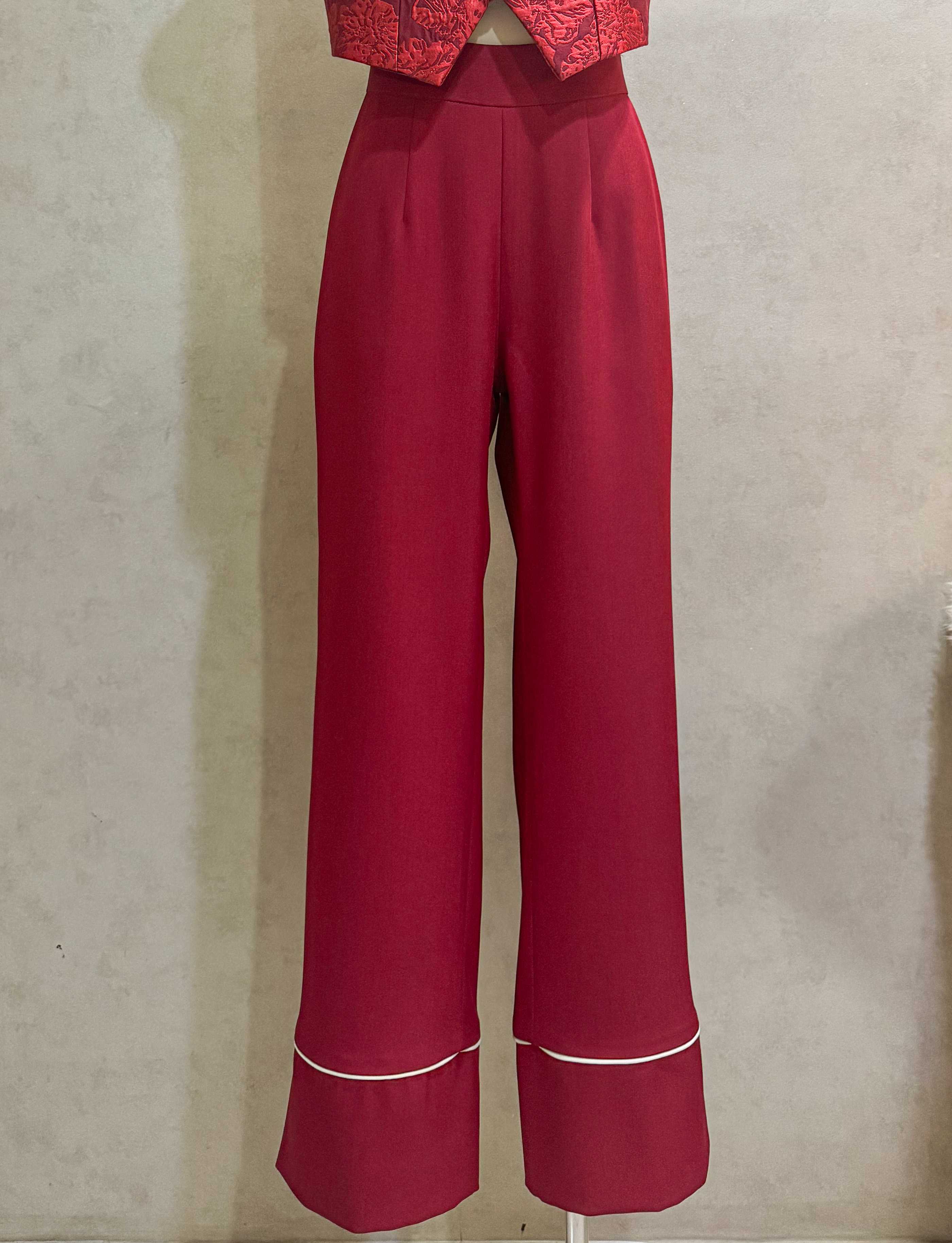 GIGI PANTS - กางเกงขายาวกุ๊นชาย