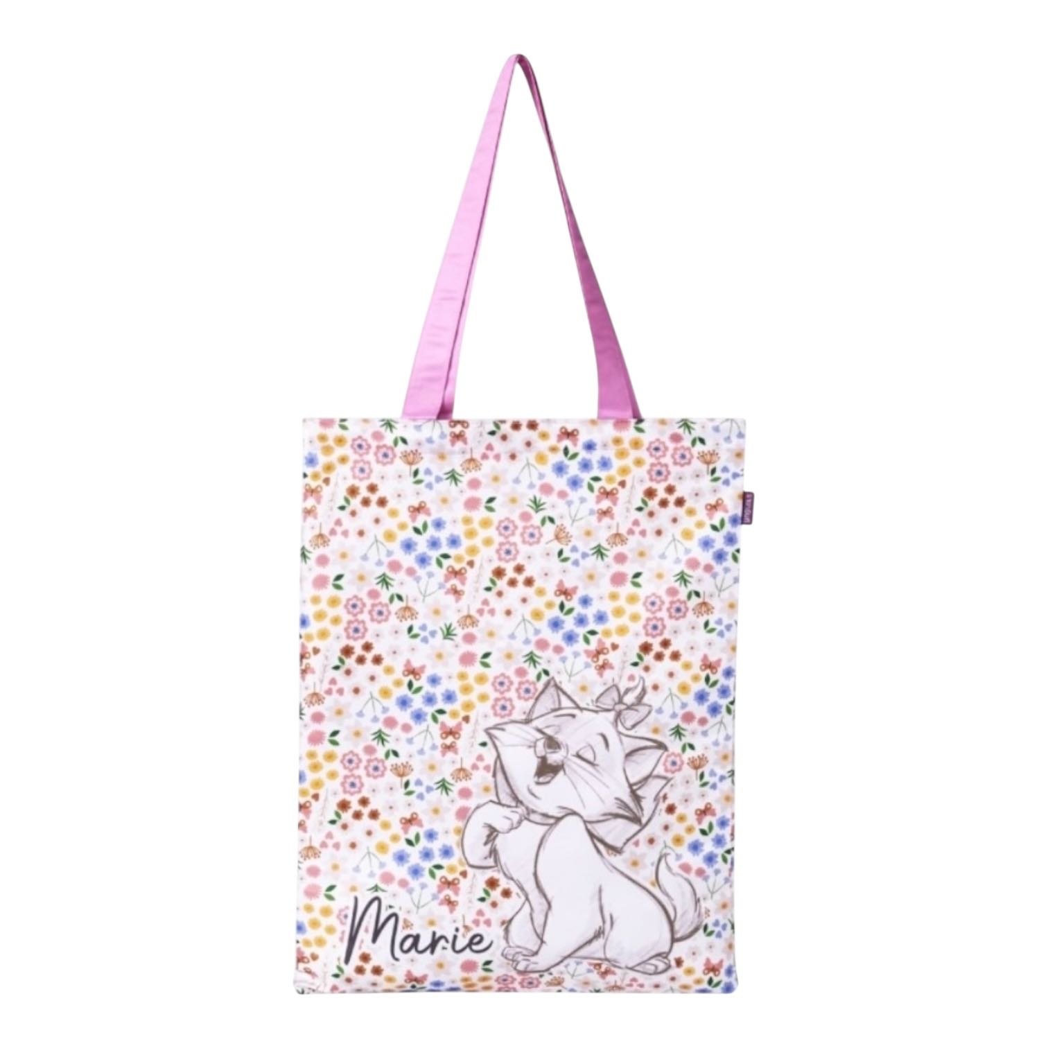 กระเป๋าผ้าไมโคร Disney ลายดอกไม้ Marie สินค้าจากมูลนิธิรามาธิบดี