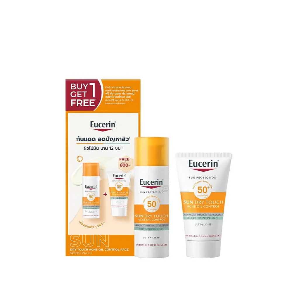 EUCERIN SUN DRY TOUCH 50 ML + 20 ML