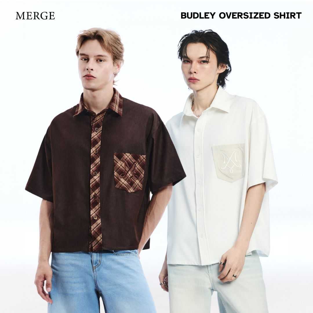 Merge Official - Budley Oversized Shirt (พร้อมส่ง)(เปิดขาย 24 Aug 12.00)