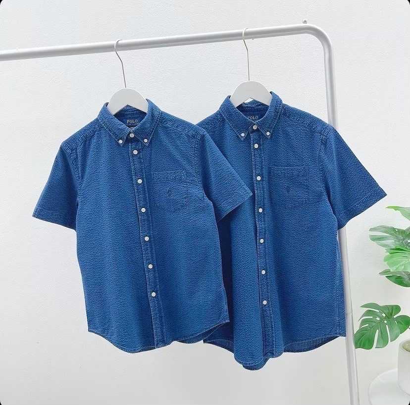 Ralph Lauren Cotton Seersucker Short-Sleeve Shirt