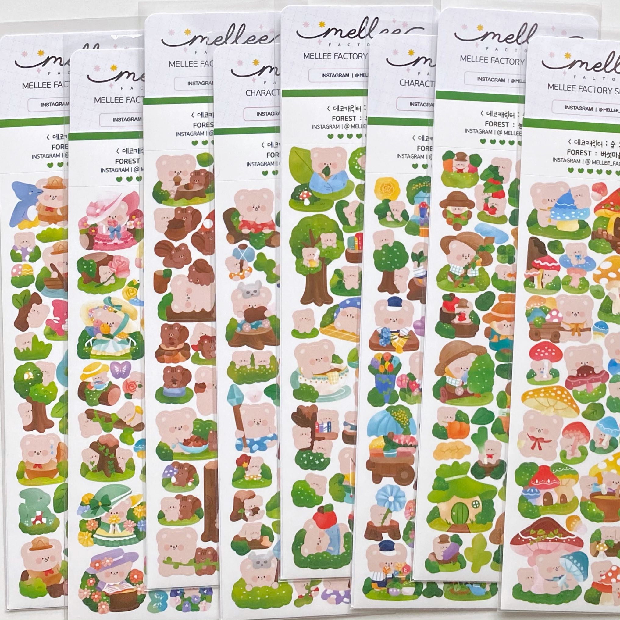 Mellee factory sticker pack (2 types)