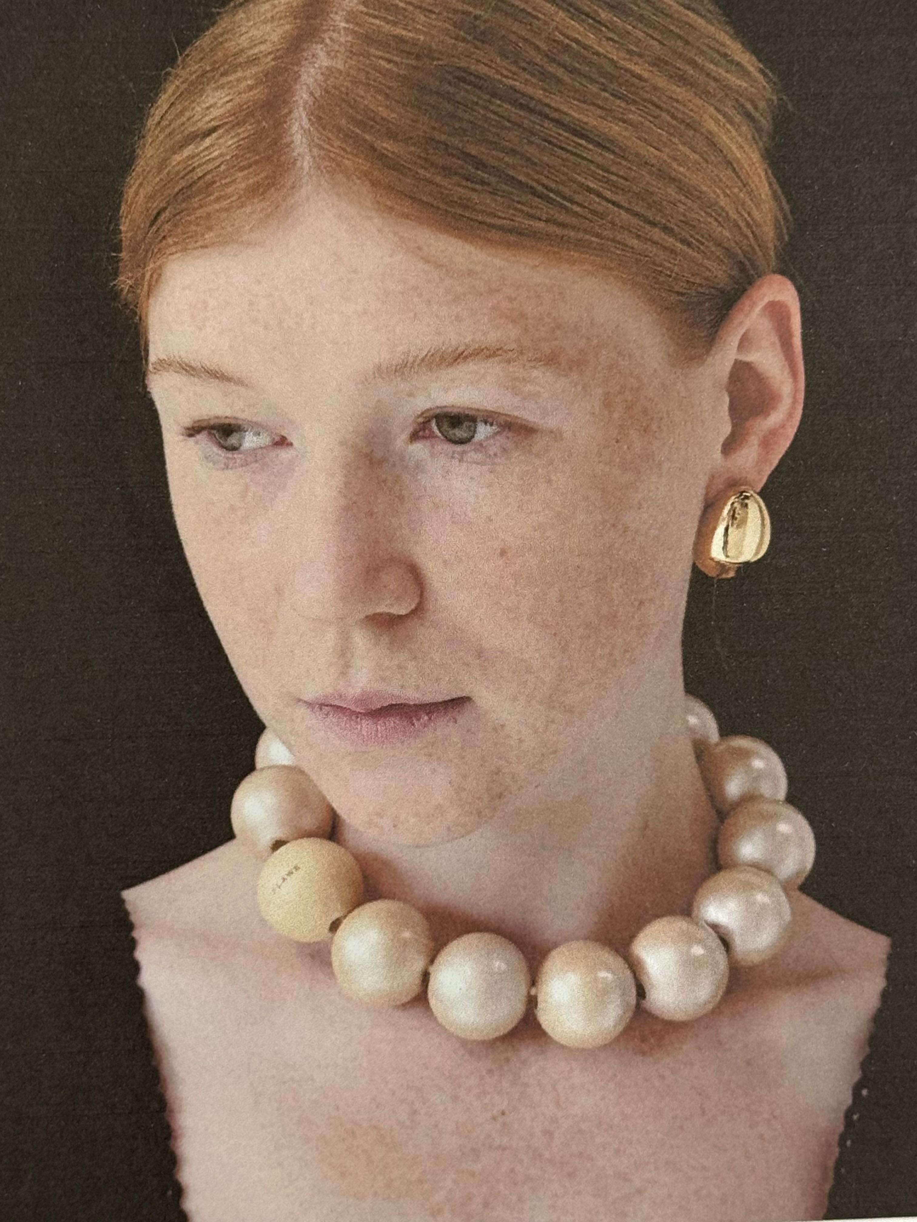 Glazed wooden Necklace