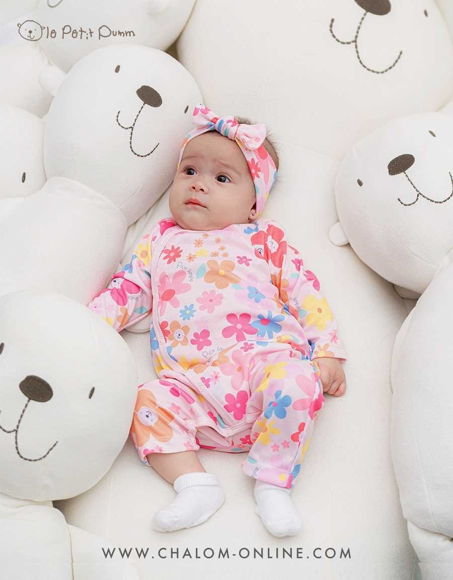 LS PJ 389+390 PL Set ชุดจั๊ม+คาดผม