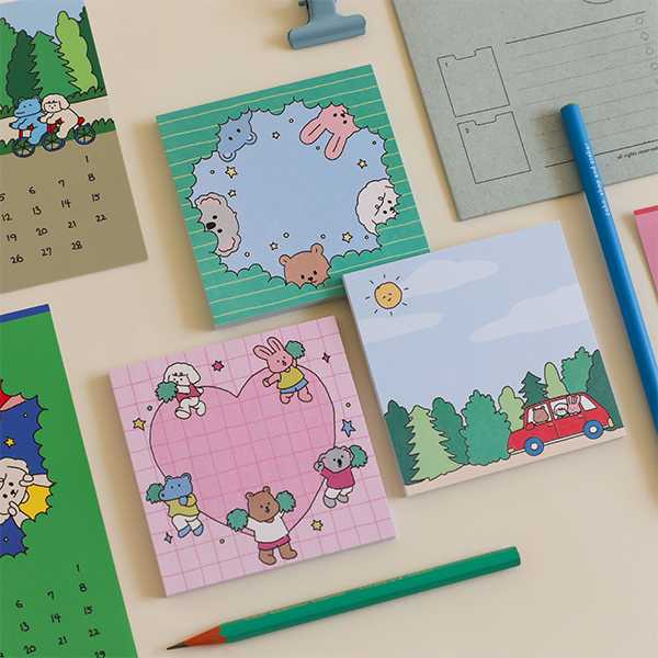 My Buddy Sticky Memo Pad กระดาษโน้ตแบบมีกาว