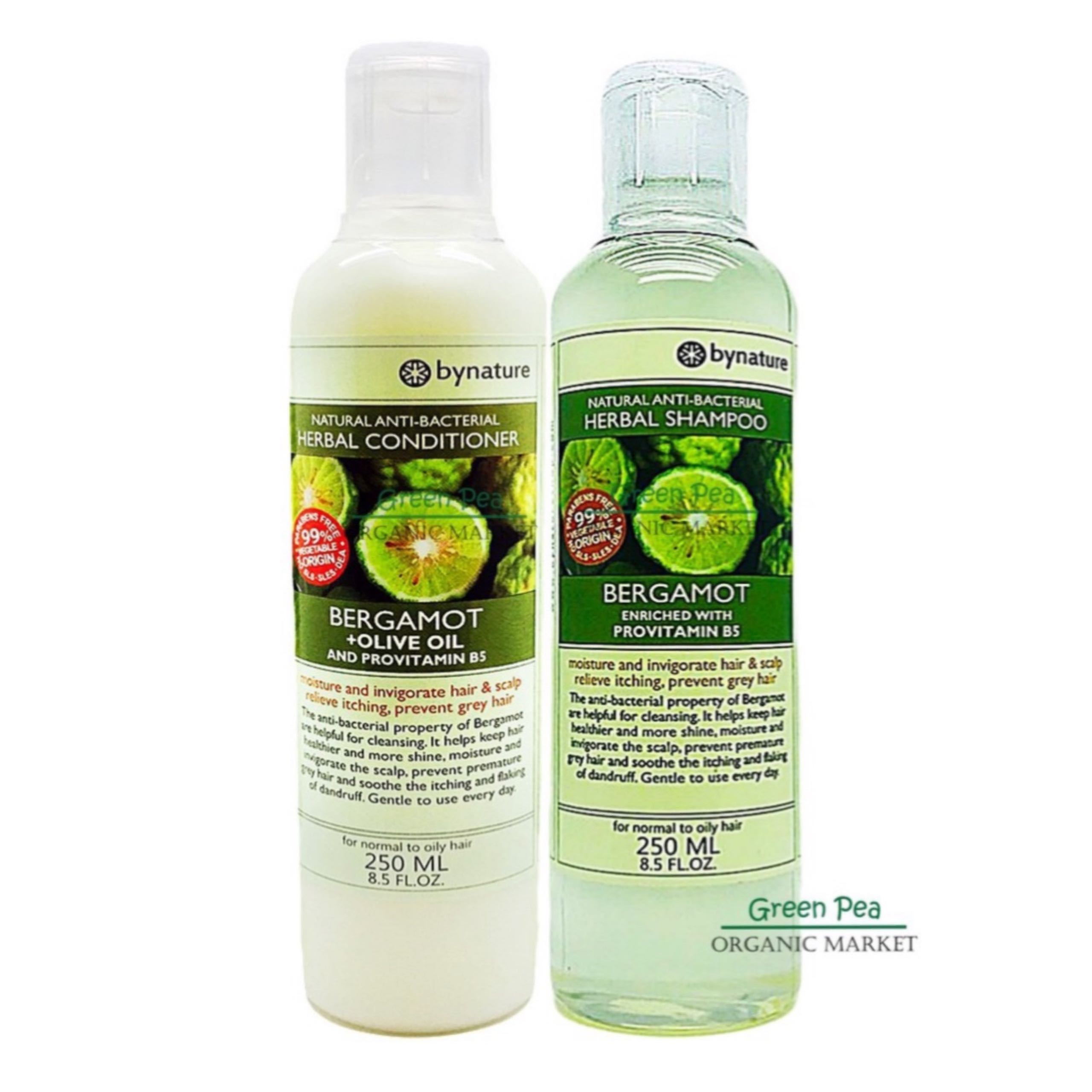 Bynature แชมพู เและ ครีมนวดผมมะกรูด  250 ml.สูตรธรรมชาติ bynature