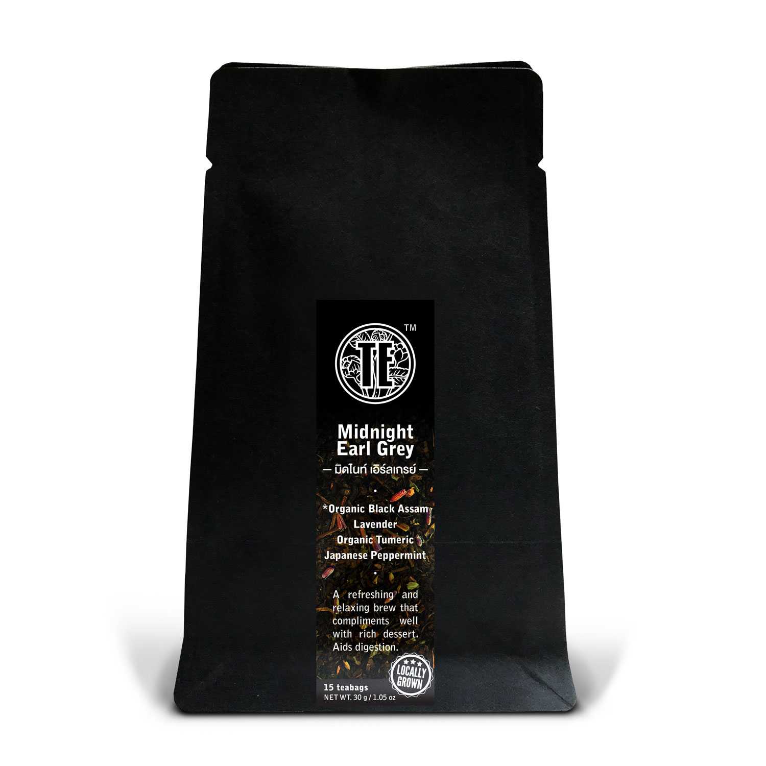 TE Midnight Earl Gray (Black Tea Base) 15Teabags