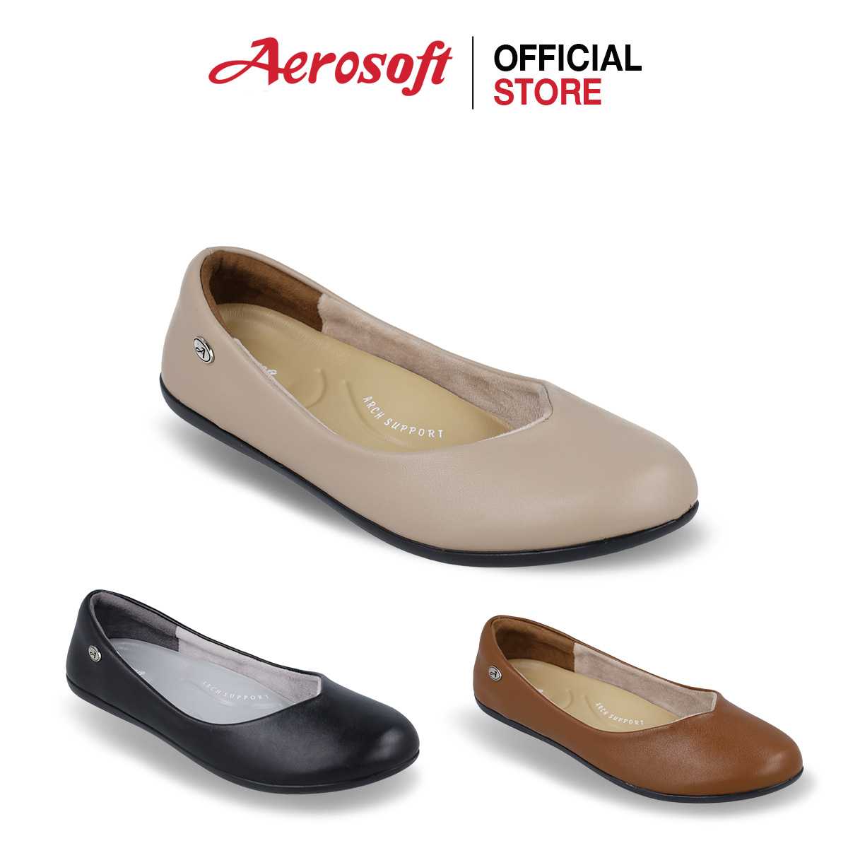 Aerosoft รองเท้าคัชชูเพื่อสุขภาพ รุ่น CW308