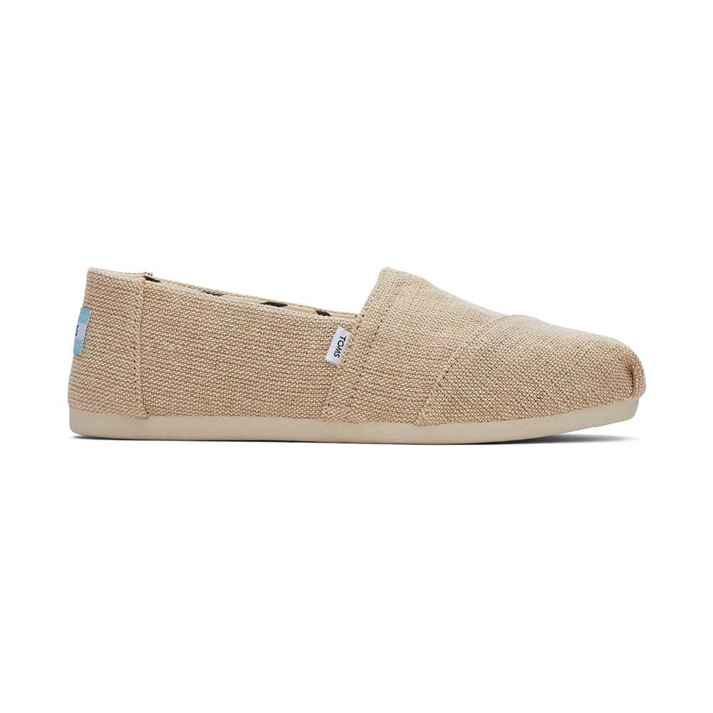 TOMS รองเท้าลำลองผู้หญิง สลิปออน รุ่น Alpargata Natural Undyed Heritage Canvas (CB)