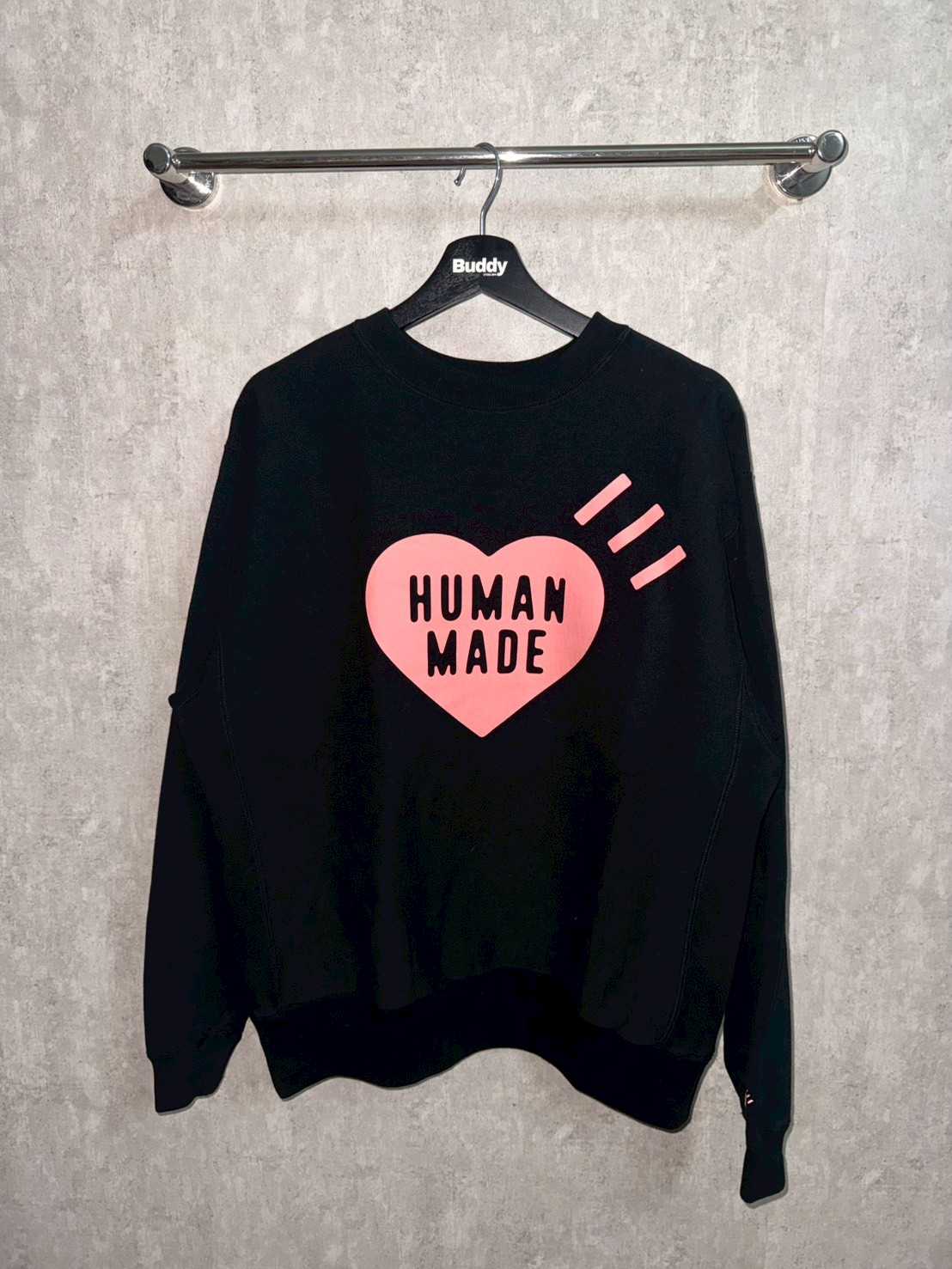 HUMAN MADE EXCLUSIVE SEOUL SWEATER BLACK